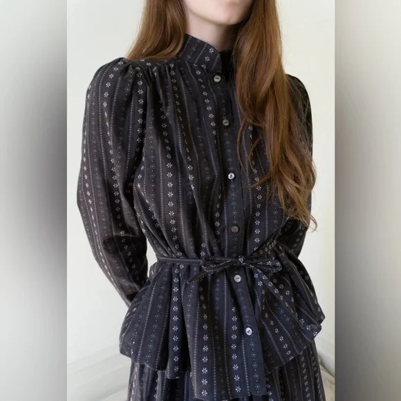 Ovate thomasin shirt - folk stripe - Picture 2 of 6